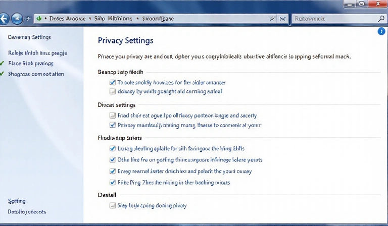 Εικόνα που απεικονίζει έναν χρήστη που διαχειρίζεται τις ρυθμίσεις απορρήτου σε μια οθόνη υπολογιστή.